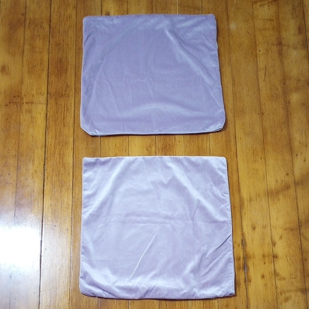 Lavender Velvet Pillow Covers